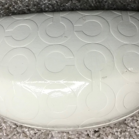 Coach Sunglass/ Eyeglass Off White Hard Case - Picture 4 of 5